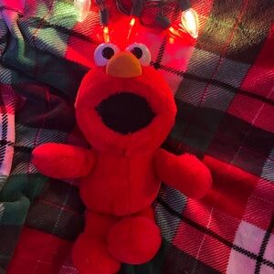 Vintage Elmo Red Stuffed Animal Toy
